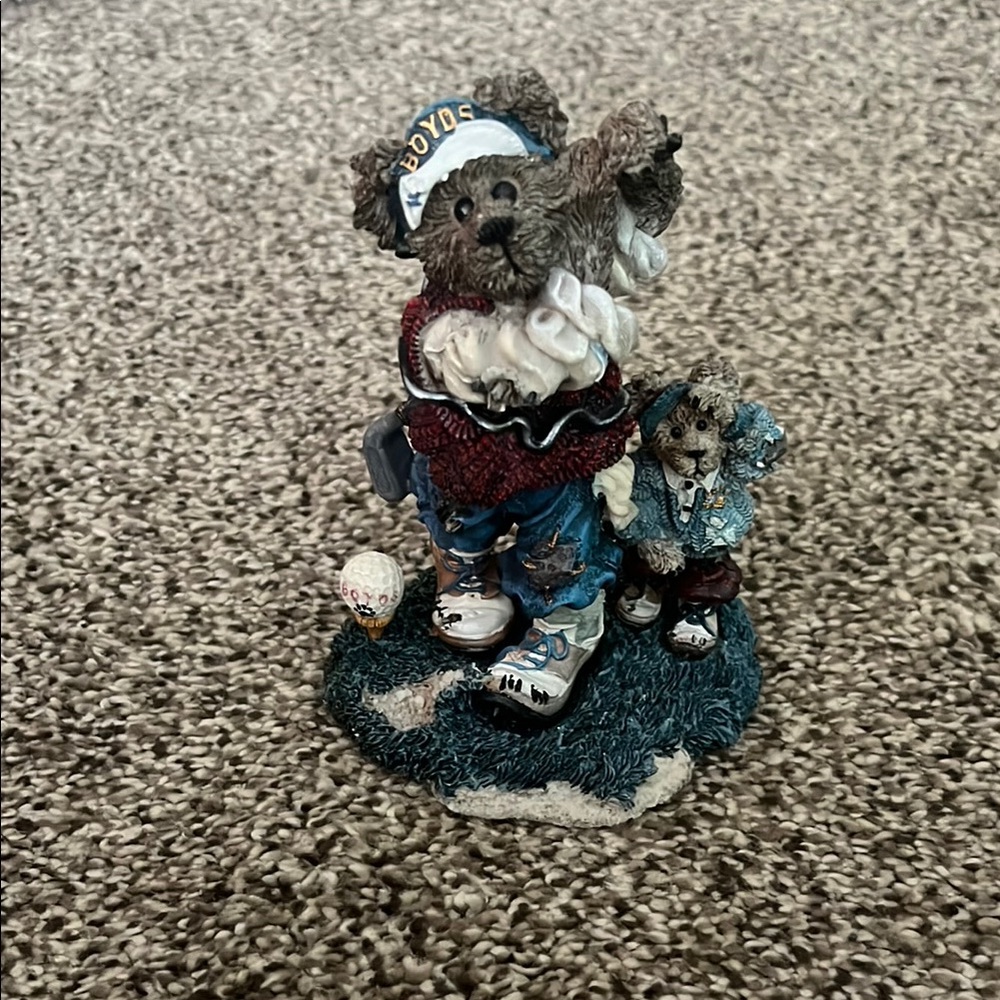Boyds Bears Blue and Red Decor Accent Figurine